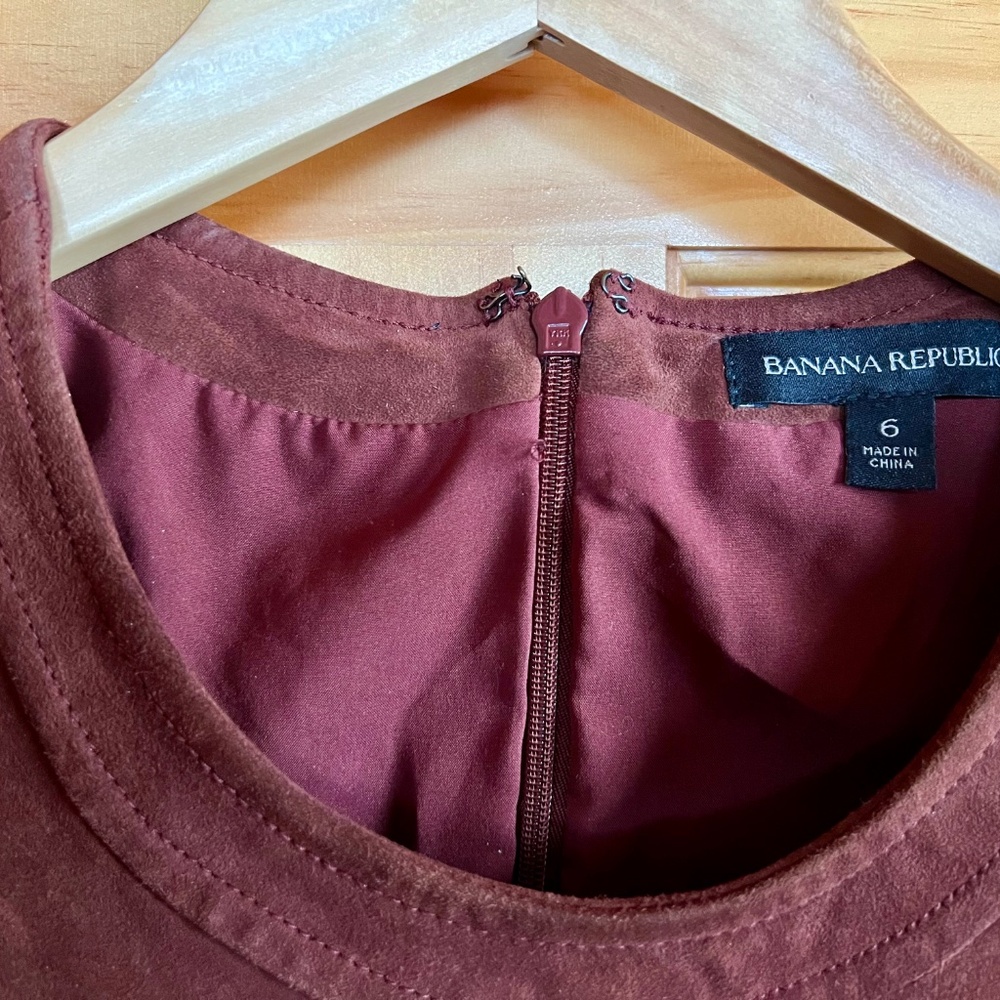Banana Republic GENUINE Suede Dress - Picture 5 of 9